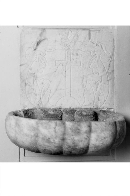 acquasantiera, coppia - ambito Italia meridionale (sec. XVIII)