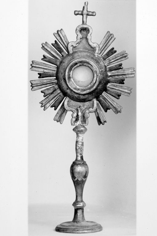 ostensorio - ambito Italia meridionale (sec. XVIII)