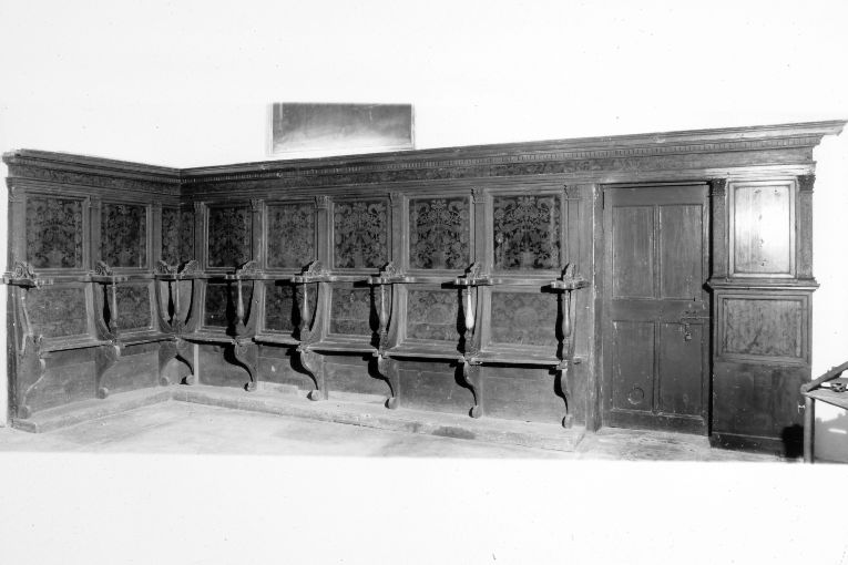 stalli del coro - ambito francescano (prima metà sec. XVIII)