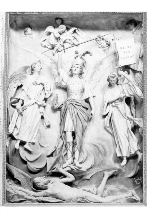 San Michele Arcangelo (rilievo) di Caretta Raffaele (sec. XX)