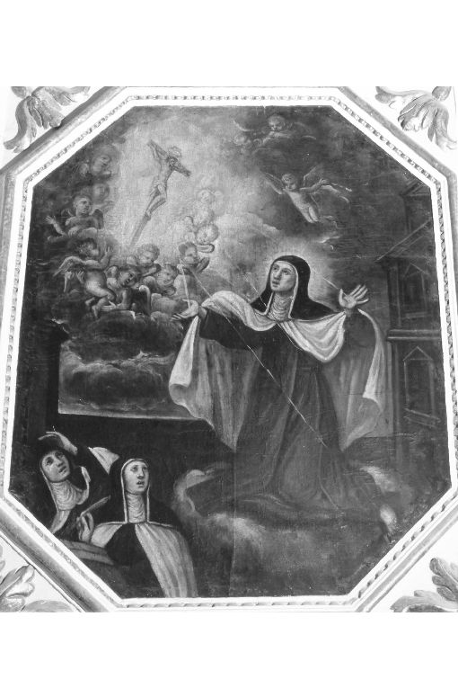 Santa Maria Maddalena dei pazzi riceve le stimmate (dipinto) - ambito salentino (sec. XVIII)