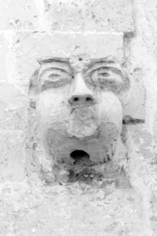 Protome antropomorfa (doccione) - ambito salentino (sec. XVIII)