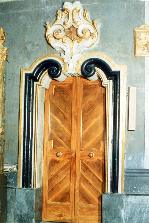 mostra di porta, serie di De Palma Felice (sec. XVIII)