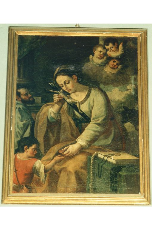 Santa Francesca Romana (dipinto) - ambito Italia meridionale (sec. XVIII)