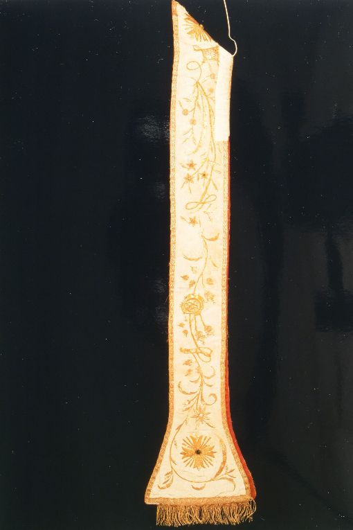 stola - ambito salentino (ultimo quarto sec. XIX)