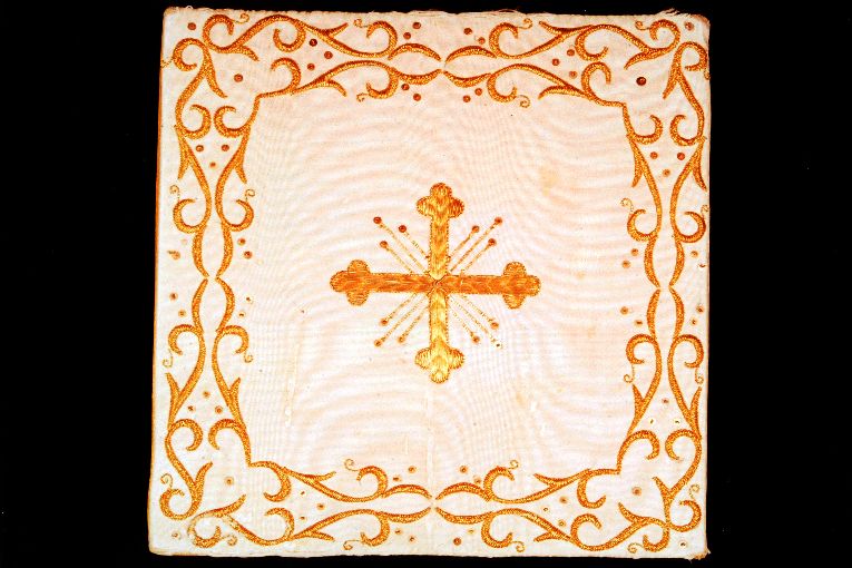 borsa del corporale - manifattura salentina (primo quarto sec. XX)