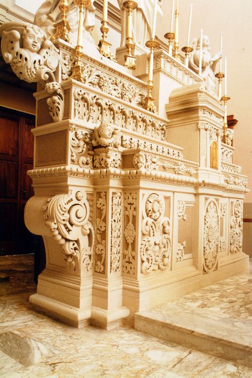 altare maggiore - ambito salentino (sec. XVIII)