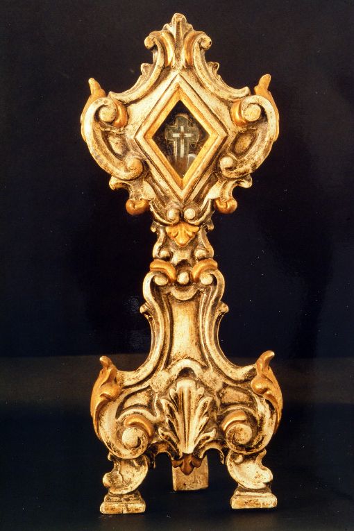 reliquiario - a ostensorio - ambito pugliese (primo quarto sec. XIX)