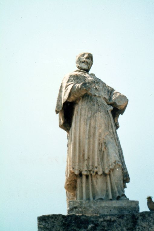 Santo (statua) - ambito salentino (sec. XVII)