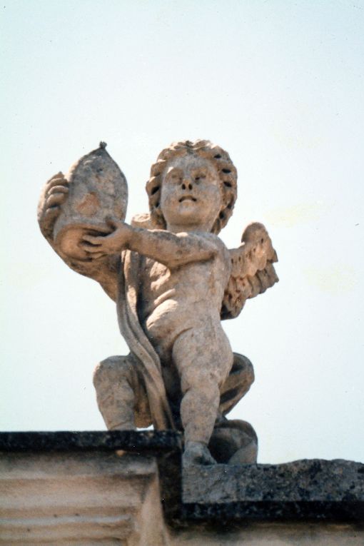 angelo (statua, serie) - ambito salentino (terzo quarto sec. XVIII)