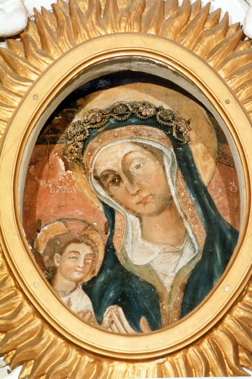 Madonna con Bambino (dipinto) - ambito salentino (sec. XVI)