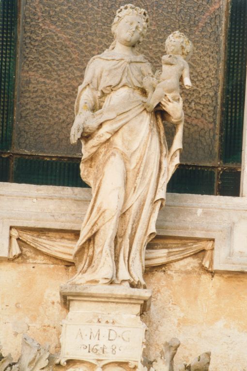 Madonna con Bambino (statua) - ambito salentino (sec. XVII)