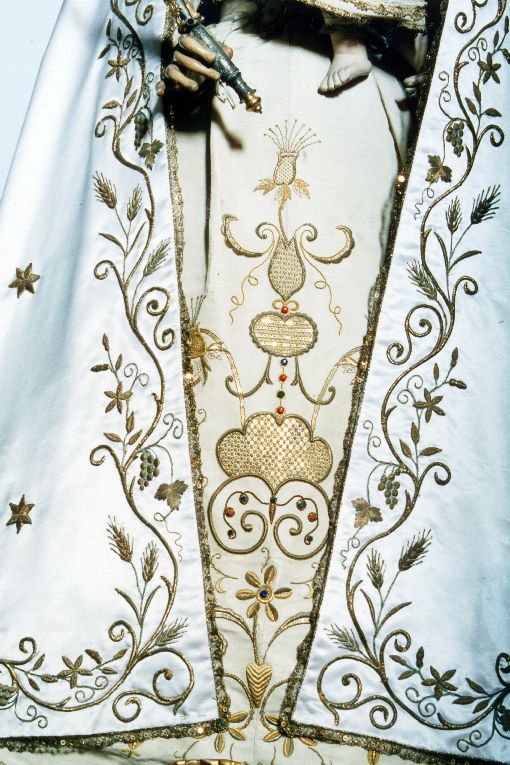 veste da statua - manifattura salentina (primo quarto sec. XX)