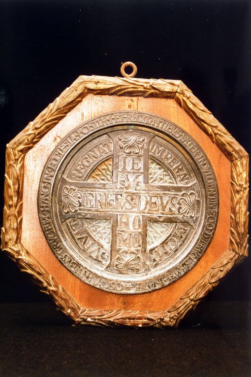 targa devozionale - produzione romana (sec. XX)