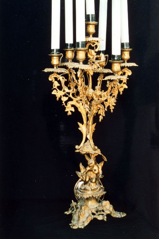 candeliere, serie - ambito salentino (primo quarto sec. XX)