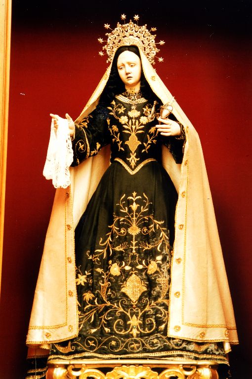 veste da statua - manifattura salentina (ultimo quarto sec. XIX)