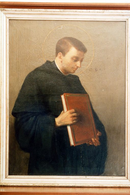 Santo domenicano (dipinto) - ambito salentino (primo quarto sec. XX)