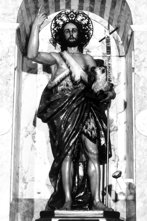 San Giovanni Battista (statua) - ambito salentino (seconda metà sec. XIX)
