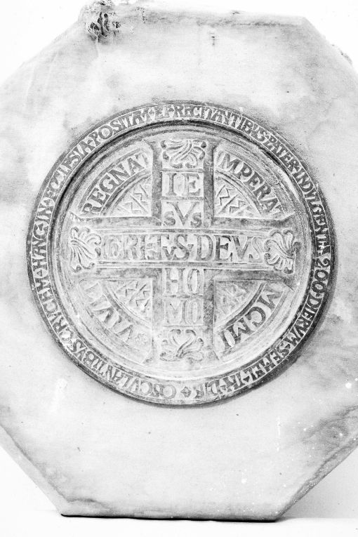 targa devozionale - produzione romana (sec. XX)