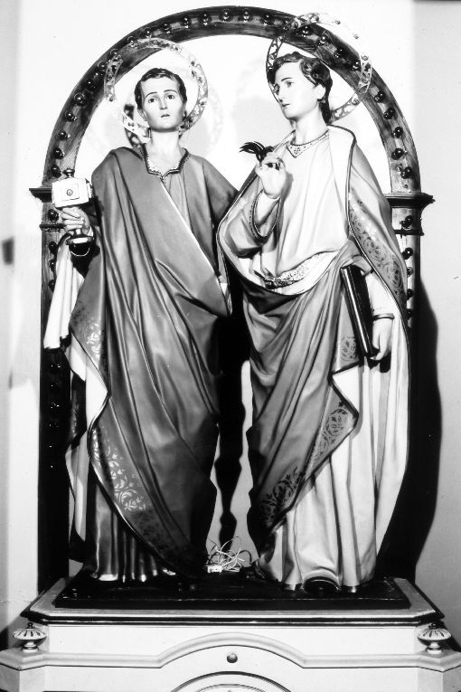 Santi Cosma e Damiano (gruppo scultoreo) - ambito salentino (inizio sec. XX)