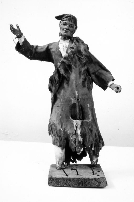 pastore (statuetta di presepio) - ambito salentino (sec. XX)