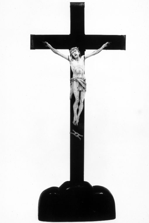 Cristo crocifisso (scultura) - ambito Italia meridionale (seconda metà sec. XIX)
