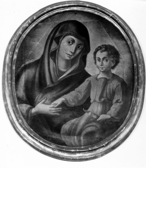 Madonna con Bambino (dipinto) - ambito salentino (fine/inizio secc. XVIII/ XIX)