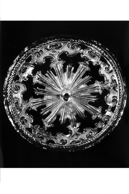 aureola di statua - manifattura napoletana (sec. XIX)