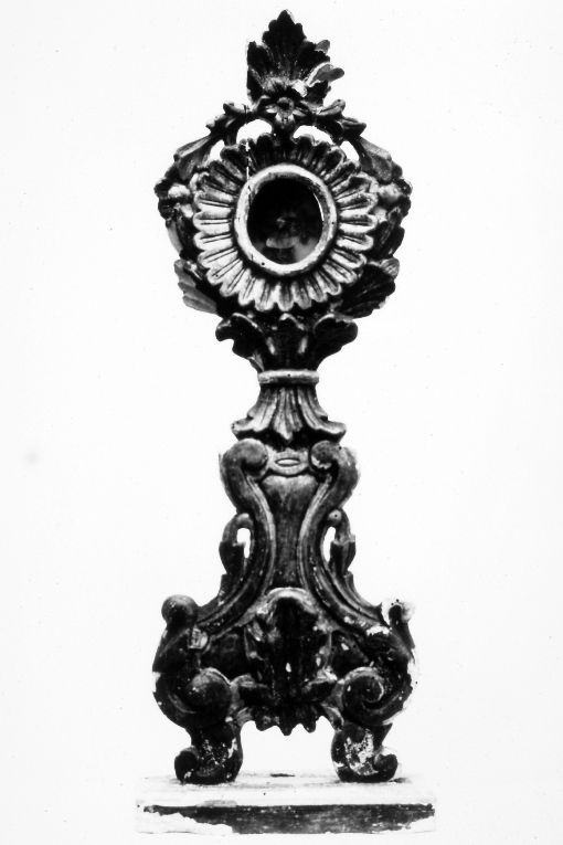 reliquiario - a ostensorio - manifattura salentina (prima metà sec. XIX)