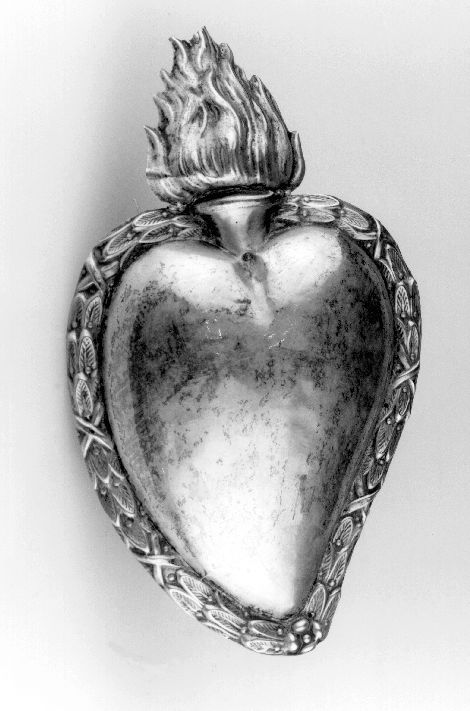 Sacro Cuore di Gesù (ex voto) - manifattura Italia meridionale (secc. XIX/ XX)