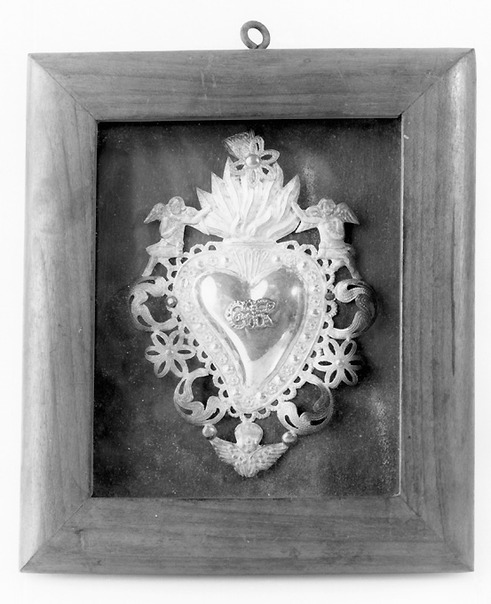 Sacro Cuore di Gesù (ex voto) - manifattura Italia meridionale (sec. XX)