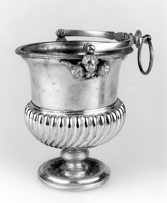 secchiello per l'acqua benedetta - manifattura Italia meridionale (sec. XIX)