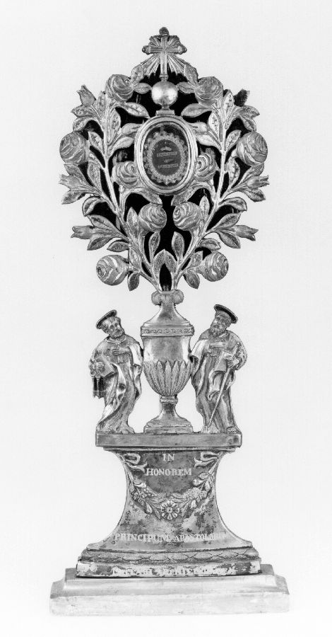 reliquiario-ostensorio - manifattura romana (sec. XIX)