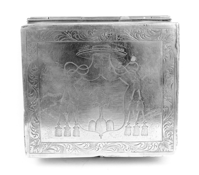 custodia - di vasetti per oli santi di Ferraro Domenico (sec. XIX)