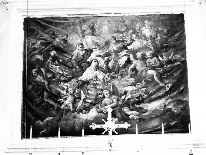 gloria di Santa Teresa d'Avila (dipinto) di Miglionico Andrea (sec. XVIII)