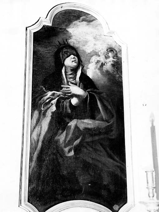 Sant'Agnese di Boemia (dipinto) di Miglionico Andrea (bottega) (sec. XVIII)