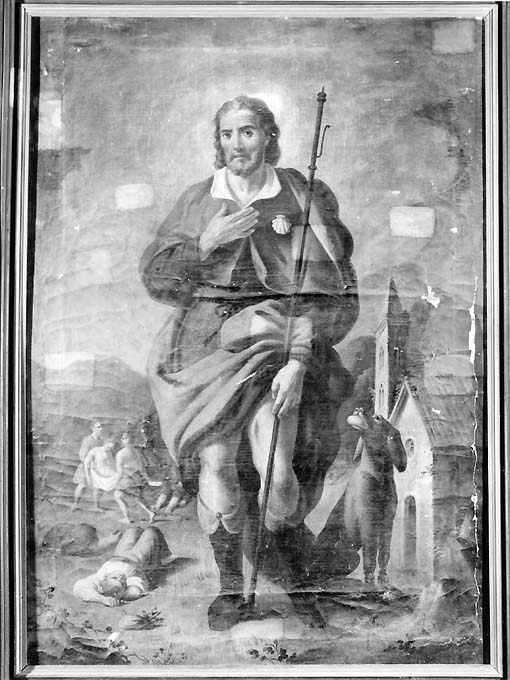 San Rocco (dipinto) - ambito Italia meridionale (primo quarto sec. XIX)