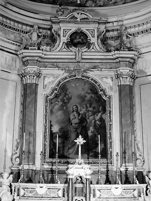 Cristo, figure femminili e Colomba dello Spirito Santo (ancona) - ambito pugliese (secc. XVIII/ XIX)