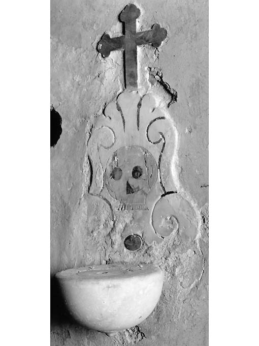 acquasantiera da parete - ambito Italia meridionale (sec. XVIII)