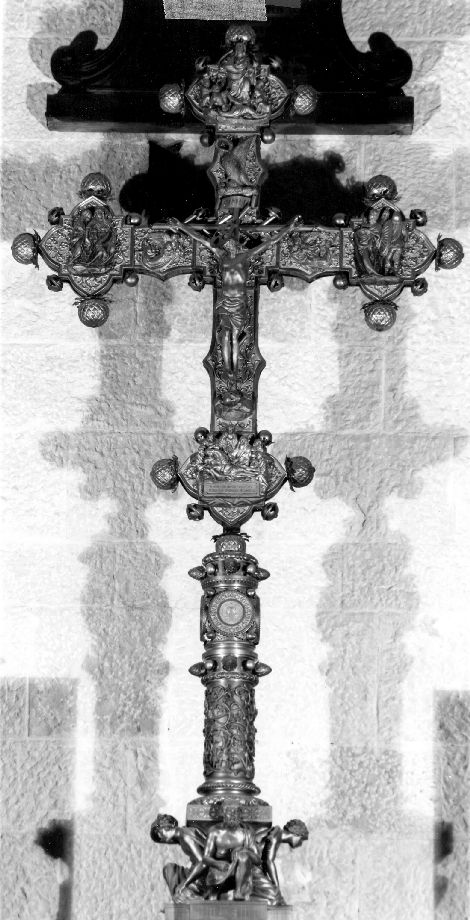 Cristo crocifisso (croce d'altare) - bottega romana (sec. XIX)