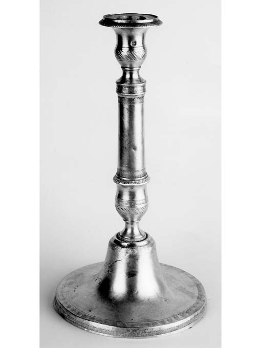 candeliere d'altare, coppia - manifattura napoletana (sec. XIX)