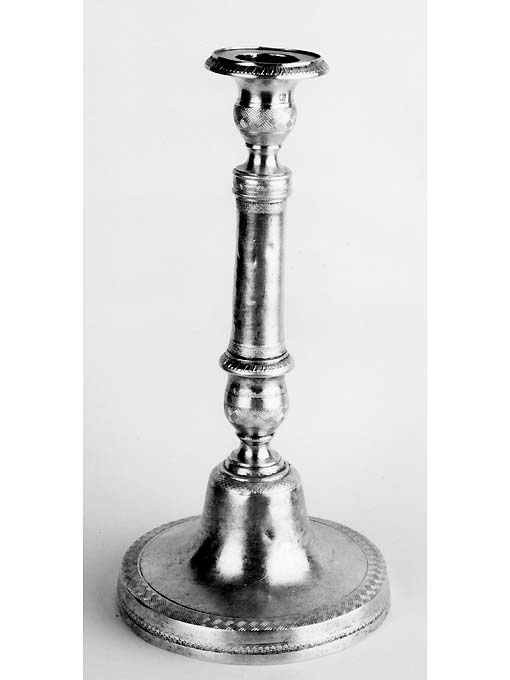 candeliere d'altare, coppia - manifattura napoletana (sec. XIX)