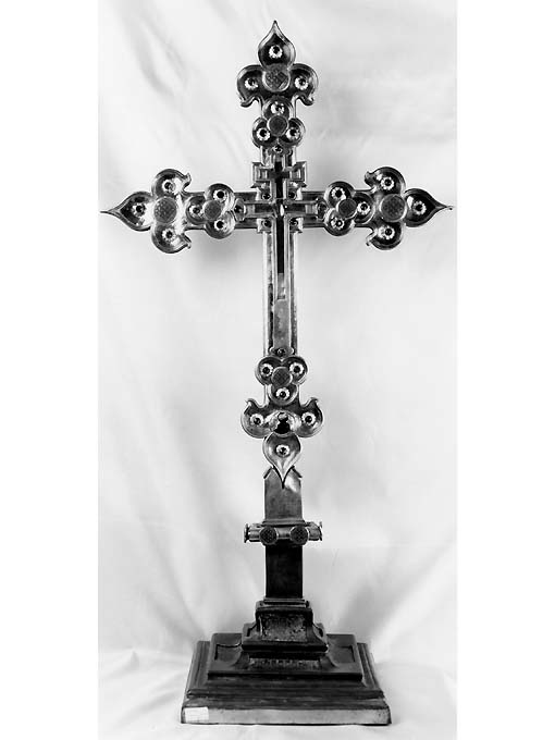 Sant'Andrea (?) (stauroteca) - ambito francese (ultimo quarto sec. XIII)