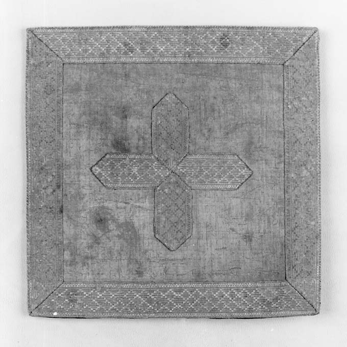 stemma Mons. Pedicini Fra (borsa) - manifattura italiana (seconda metà sec. XIX)