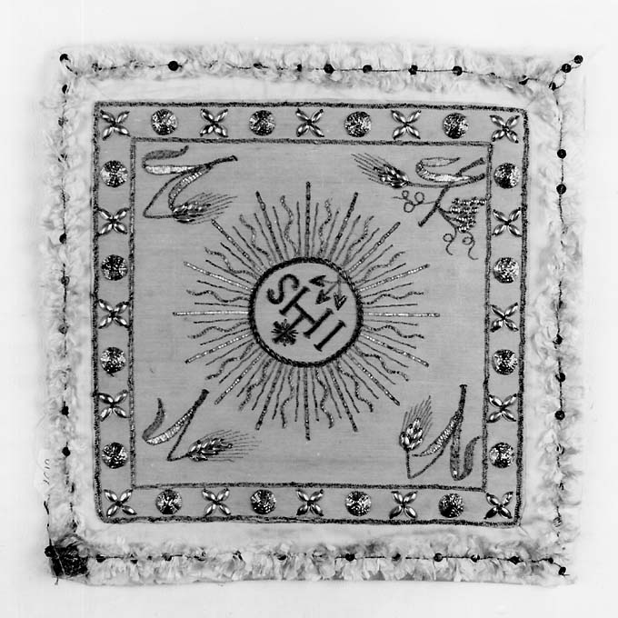 copriostensorio - manifattura italiana (secondo quarto sec. XX)