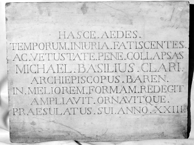 lapide - ambito Italia meridionale (sec. XIX)