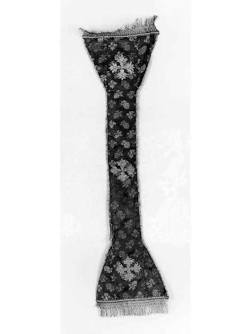 croce greca con terminazioni artigliate (manipolo) - manifattura Italia centro-settentrionale (prima metà sec. XVII)