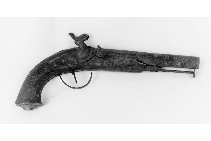 pistola a luminello, opera isolata - produzione italiana (?) (prima metà sec. XIX)