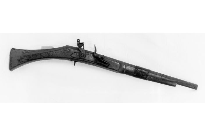 fucile da caccia a pietra focaia, opera isolata - produzione napoletana (?) (fine/inizio secc. XVIII/ XIX)