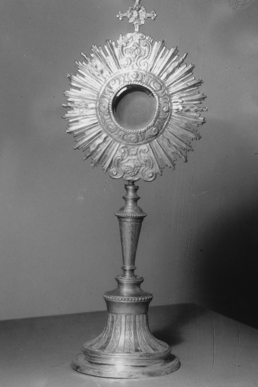 ostensorio - manifattura napoletana (prima metà sec. XIX)
